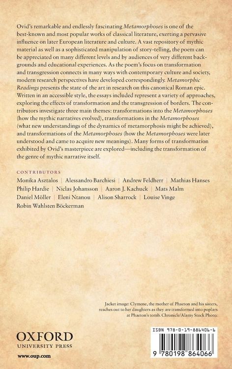 Produktbild: Metamorphic Readings