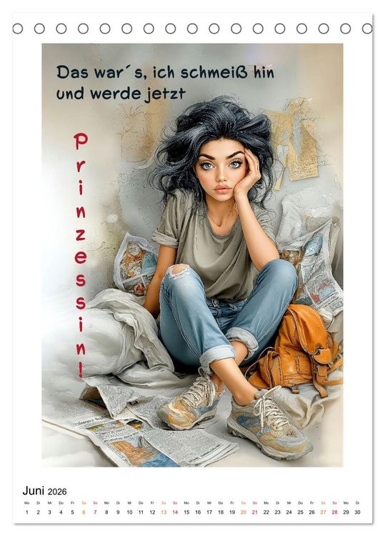 Produktbild: FRAU.PUNKT. (Tischkalender 2026 DIN A5 hoch), CALVENDO Monatskalender