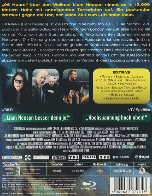 Produktbild: Non-Stop - Steelbook [LE]