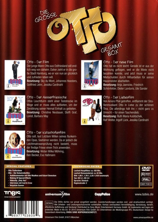 Produktbild: Otto - Die grosse Gesamtbox [5 DVDs]