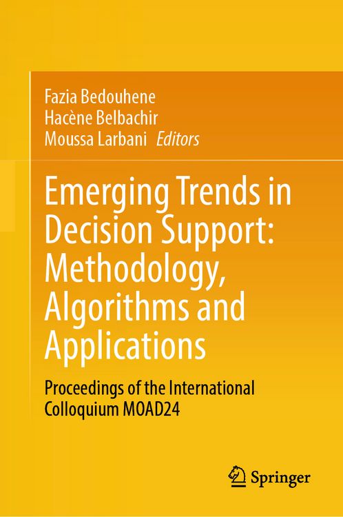 Produktbild: Emerging Trends in Decision Support: Methodology, Algorithms and Applications