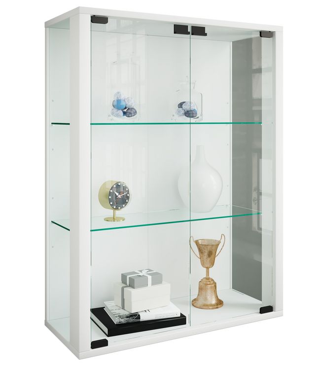 Produktbild: Wandvitrine H&auml;ngevitrine Glasvitrine Glas Udina M