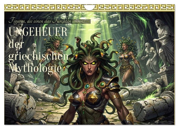 Produktbild: Ungeheuer der griechischen Mythologie (Wandkalender 2027 DIN A4 quer), CALVENDO Monatskalender