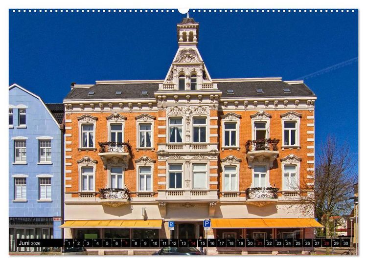 Produktbild: Stadtansichten Cuxhaven (Wandkalender 2026 DIN A2 quer), CALVENDO Monatskalender