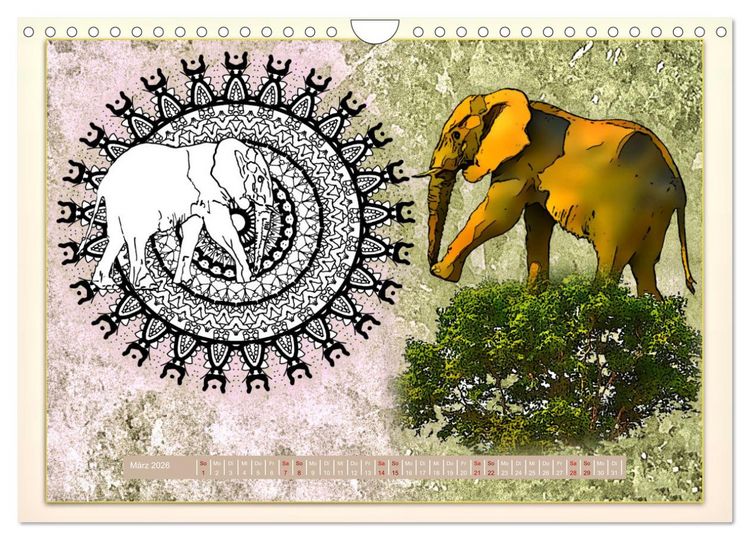 Produktbild: Mandalas 2026 - Beruhigende Momente (Wandkalender 2026 DIN A4 quer), CALVENDO Monatskalender