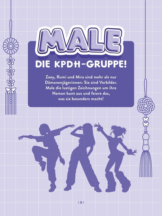 Produktbild: Das inoffizielle K-POP DEMON HUNTERS Activity Buch