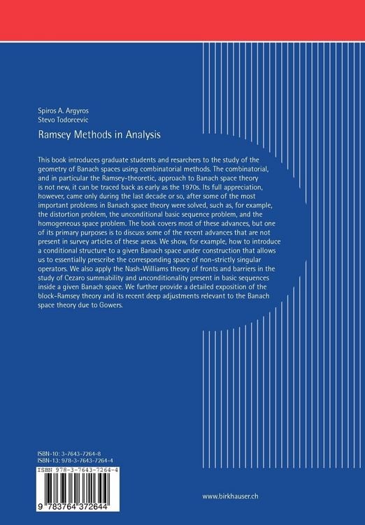 Produktbild: Ramsey Methods in Analysis