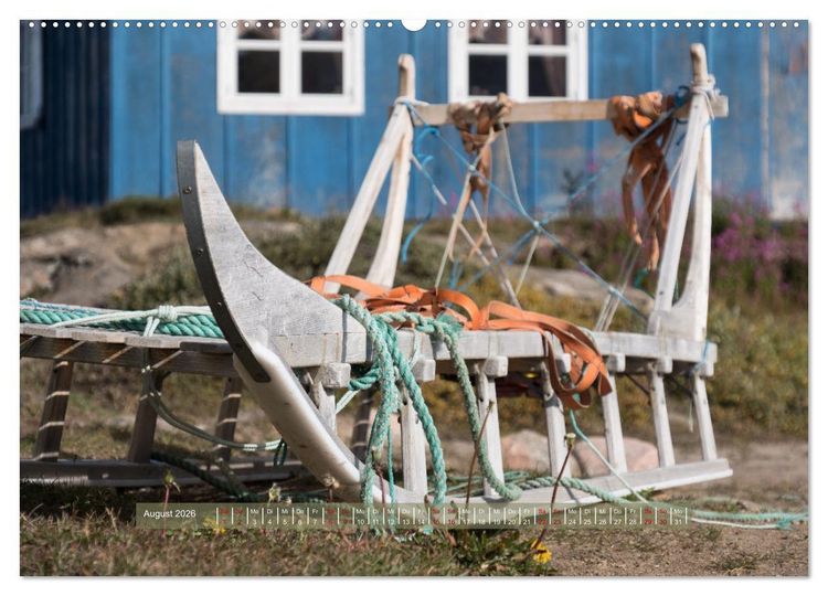 Produktbild: Tasiilaq - Ein kurzer Sommer in Ostgr&ouml;nland (hochwertiger Premium Wandkalender 2026 DIN A2 quer), Kunstdruck in Hochglanz