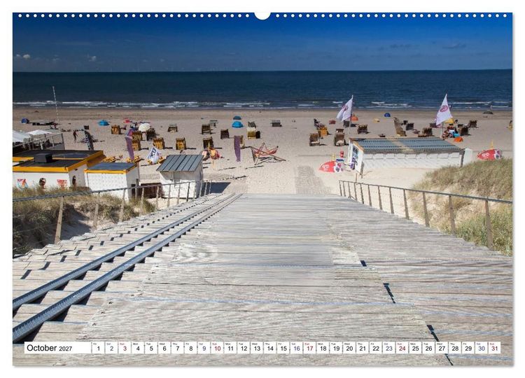 Produktbild: Discover Holland Amsterdam and the Coastal Landscapes of the Netherlands (High Quality Premium Wall Calendar 2027 DIN A2 landscape),CALVENDO 12 Month Wall Calendar