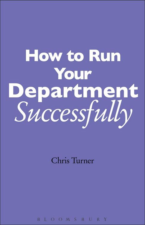 Produktbild: How to Run your Department Successfully