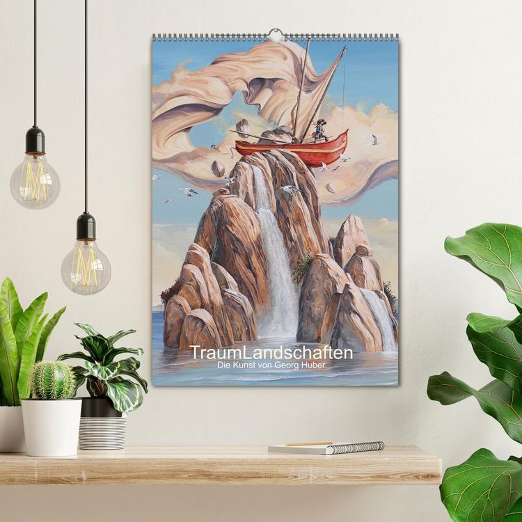 Produktbild: TraumLandschaften (Wandkalender 2026 DIN A2 hoch), CALVENDO Monatskalender