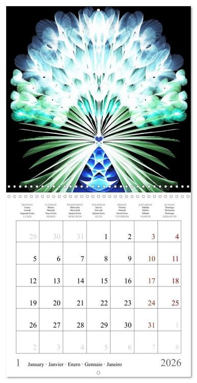 Produktbild: Digital fantasy (Wall Calendar 2026 12 &times; 12 Inch) CALVENDO 12 Month Wall Calendar