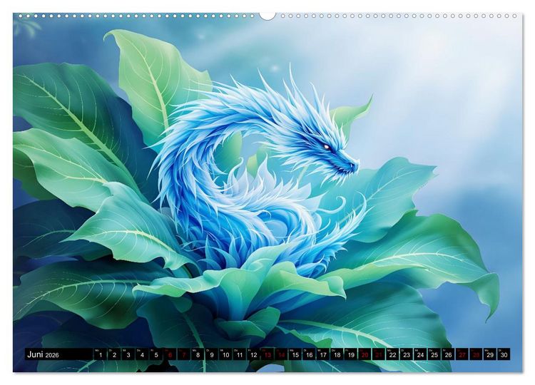 Produktbild: Mythos trifft Botanik &ndash; Die geheimnisvollen Drachenpflanzen (hochwertiger Premium Wandkalender 2026 DIN A2 quer), Kunstdruck in Hochglanz