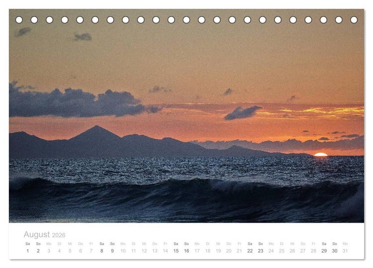 Produktbild: Sehnsucht nach Fuerteventura (Tischkalender 2026 DIN A5 quer), CALVENDO Monatskalender