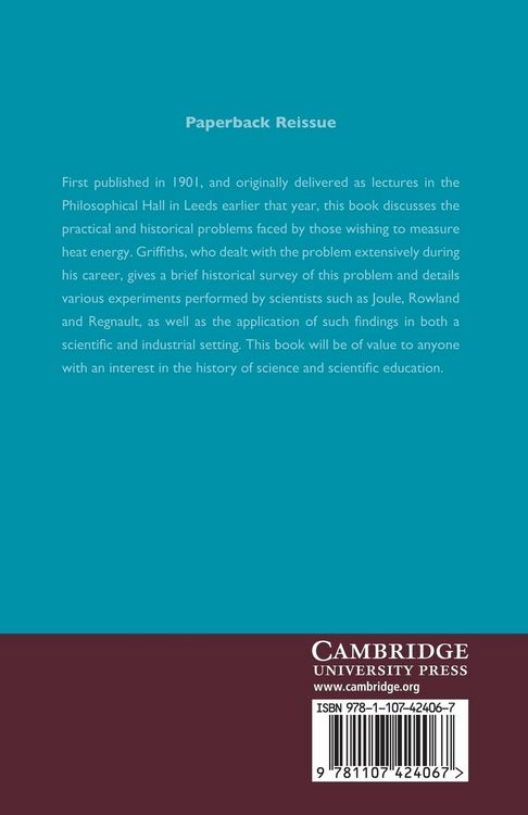 Produktbild: The Thermal Measurement of Energy