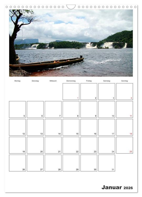 Produktbild: Venezuela - Land der Kontraste (Wandkalender 2026 DIN A3 hoch), CALVENDO Monatskalender