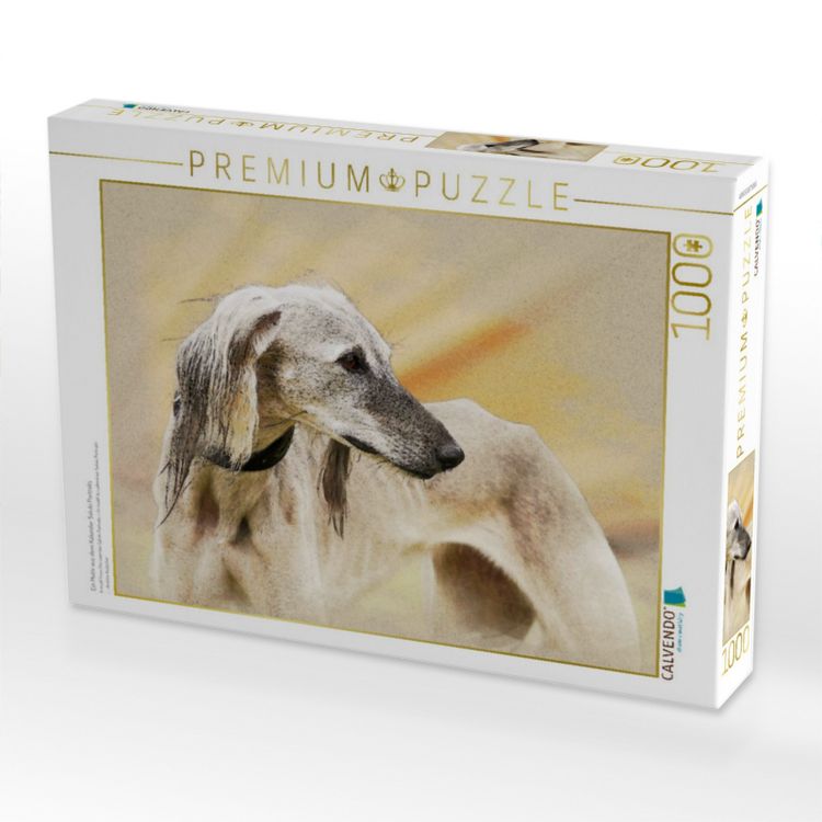 Produktbild: CALVENDO Puzzle Ein Motiv aus dem Kalender Saluki Portraits | 1000 Teile Lege-Gr&ouml;&szlig;e 64x48cm Foto-Puzzle f&uuml;r gl&uuml;ckliche Stunden