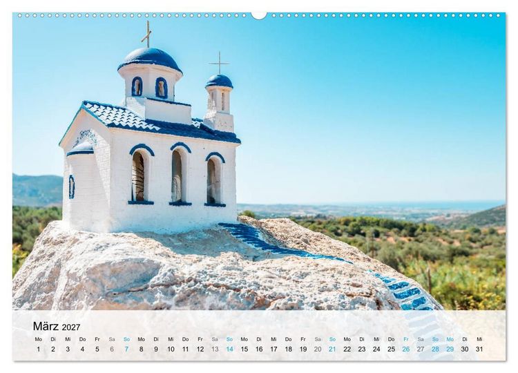 Produktbild: Insel Kos - Trauminsel des Dodekanes (Wandkalender 2027 DIN A2 quer), CALVENDO Monatskalender