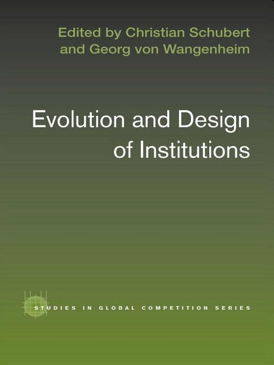 Produktbild: Evolution and Design of Institutions