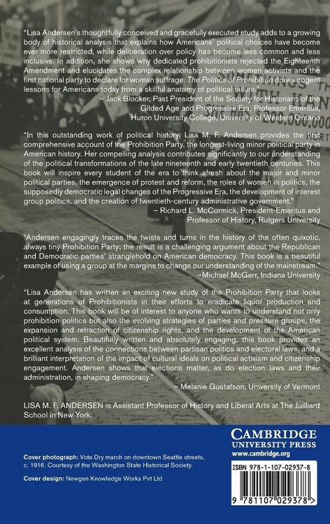 Produktbild: The Politics of Prohibition