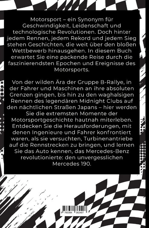 Produktbild: Faszinierende Geschichten des Motorsports