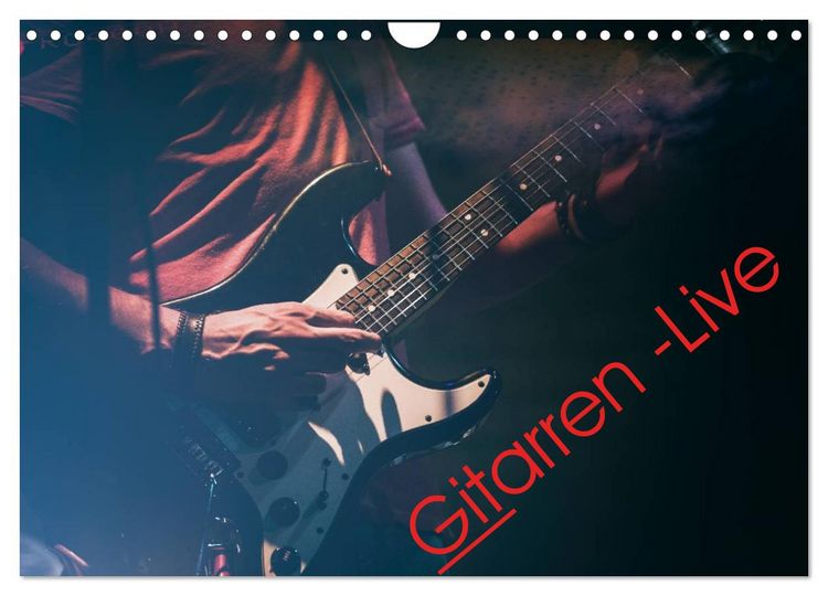 Produktbild: Gitarren - Live (Wandkalender 2026 DIN A4 quer), CALVENDO Monatskalender