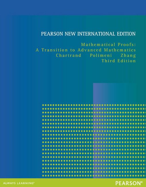 Produktbild: Mathematical Proofs: A Transition to Advanced Mathematics