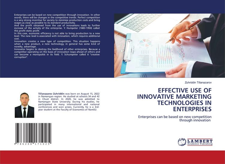 Produktbild: EFFECTIVE USE OF INNOVATIVE MARKETING TECHNOLOGIES IN ENTERPRISES