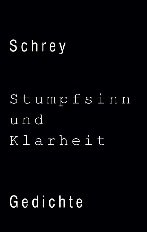 Produktbild: Stumpfsinn und Klarheit