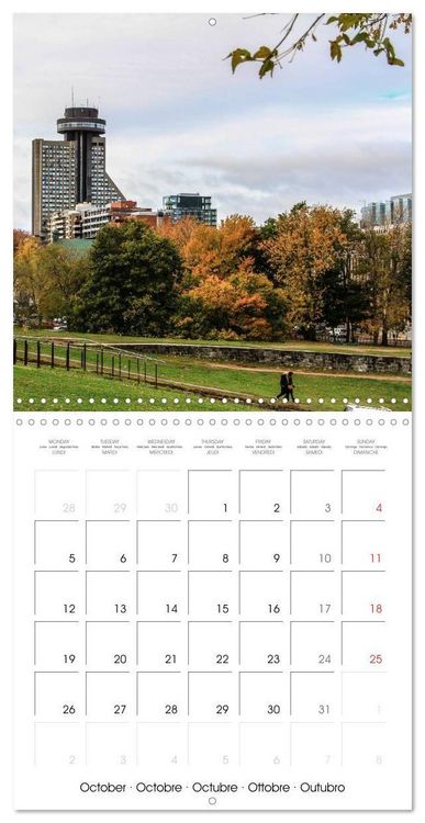 Produktbild: Qu&eacute;bec (Calendrier mural carr&eacute; 2026 30x30 cm) Calendrier double avec une page pour vos prises de notes