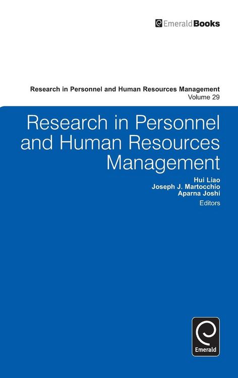 Produktbild: Research in Personnel and Human Resources Management