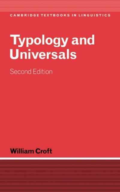 Produktbild: Typology and Universals