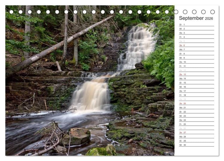 Produktbild: Unterwegs in Schweden (Tischkalender 2026 DIN A5 quer), CALVENDO Monatskalender