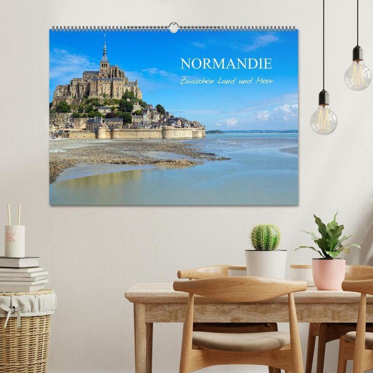 Produktbild: Normandie - zwischen Land und Meer (Wandkalender 2026 DIN A2 quer), CALVENDO Monatskalender