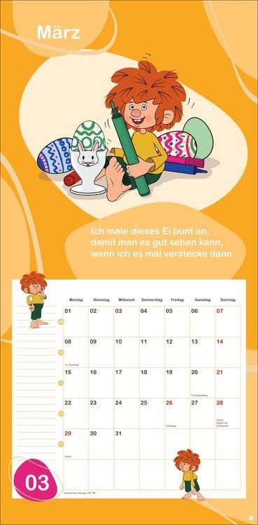 Produktbild: Pumuckl Broschurkalender 2027
