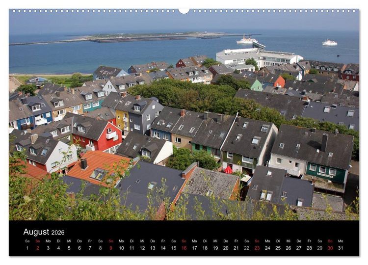 Produktbild: Faszinierendes Helgoland (Wandkalender 2026 DIN A2 quer), CALVENDO Monatskalender