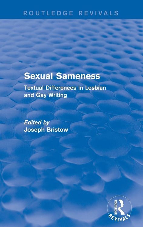 Produktbild: Sexual Sameness (Routledge Revivals)