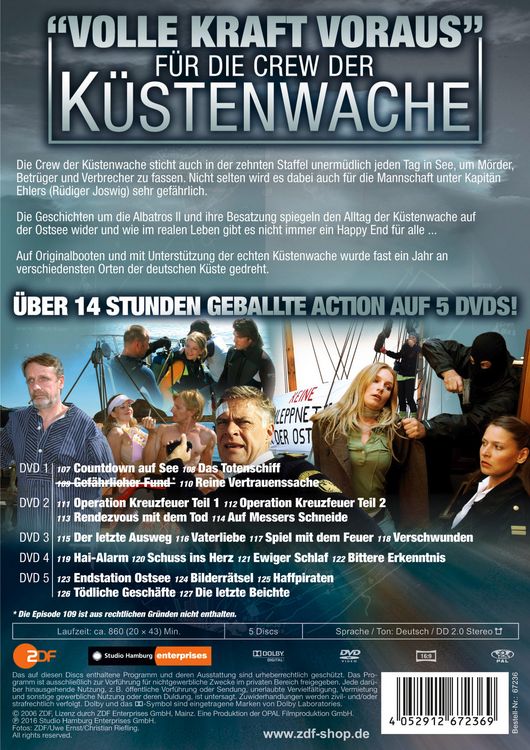 Produktbild: K&uuml;stenwache - Staffel 10 [5 DVDs]