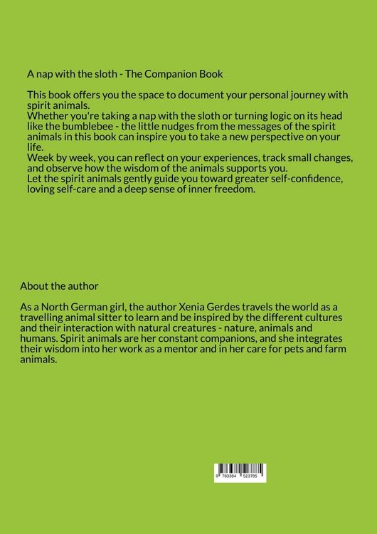 Produktbild: Companion book - A nap with the sloth