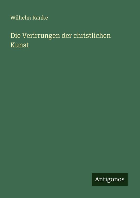 Produktbild: Die Verirrungen der christlichen Kunst