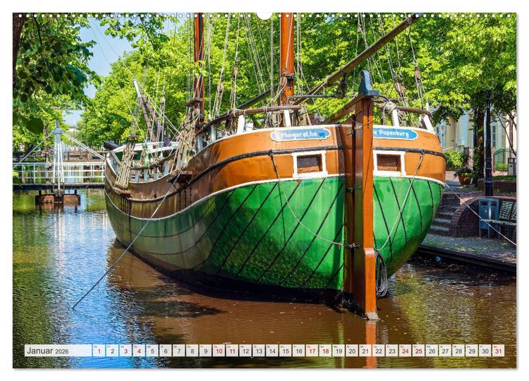 Produktbild: Rund um Papenburg (Wandkalender 2026 DIN A2 quer), CALVENDO Monatskalender