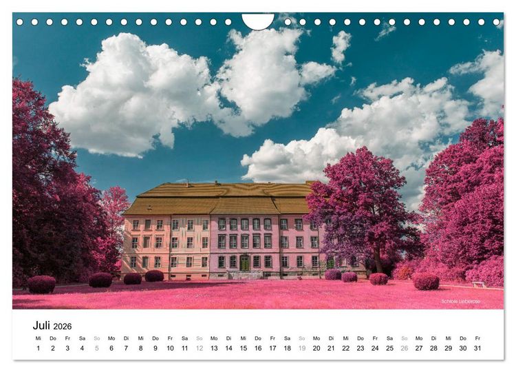 Produktbild: Die Lausitz durch den Infrarotfilter (Wandkalender 2026 DIN A4 quer), CALVENDO Monatskalender