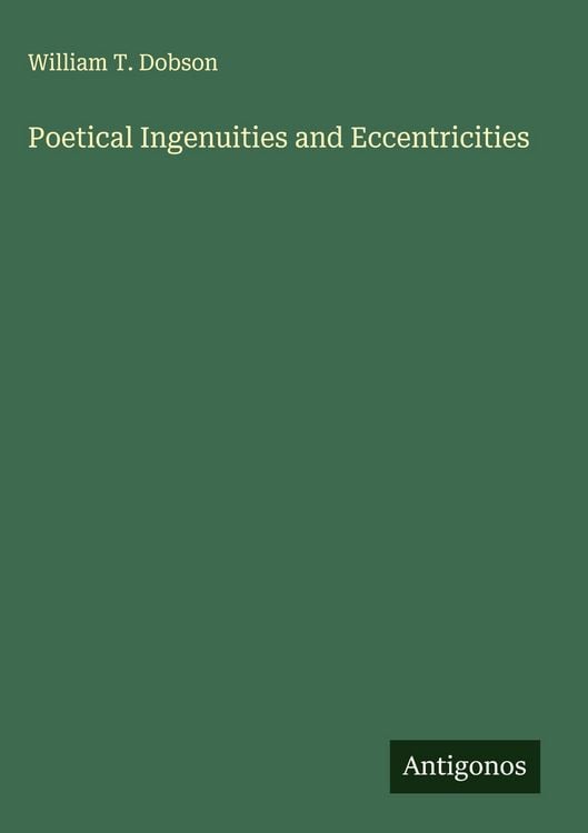 Produktbild: Poetical Ingenuities and Eccentricities