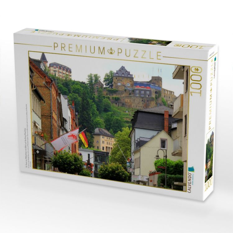 Produktbild: CALVENDO Puzzle St. Goar am Mittelrhein mit Blick auf die Burg Rheinfels | 1000 Teile Lege-Gr&ouml;&szlig;e 64x48cm Foto-Puzzle f&uuml;r gl&uuml;ckliche Stunden