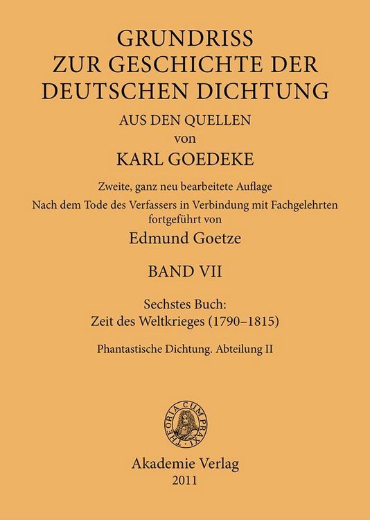 Produktbild: Siebentes Buch: Zeit des Weltkrieges (1790-1815)