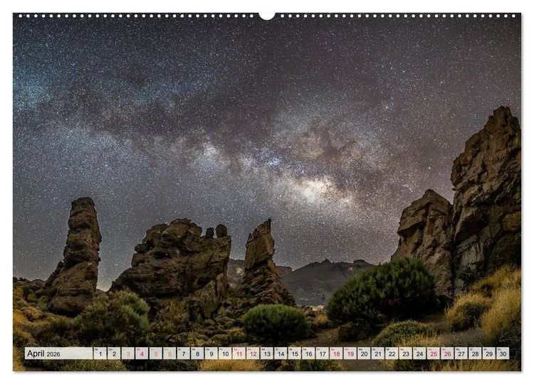 Produktbild: Die stille Magie der Insel Teneriffa (Wandkalender 2026 DIN A2 quer), CALVENDO Monatskalender