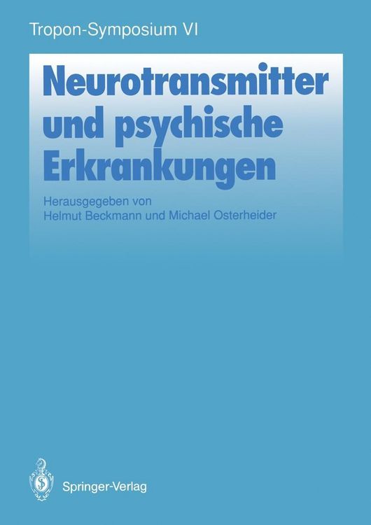 Produktbild: Neurotransmitter und psychische Erkrankungen