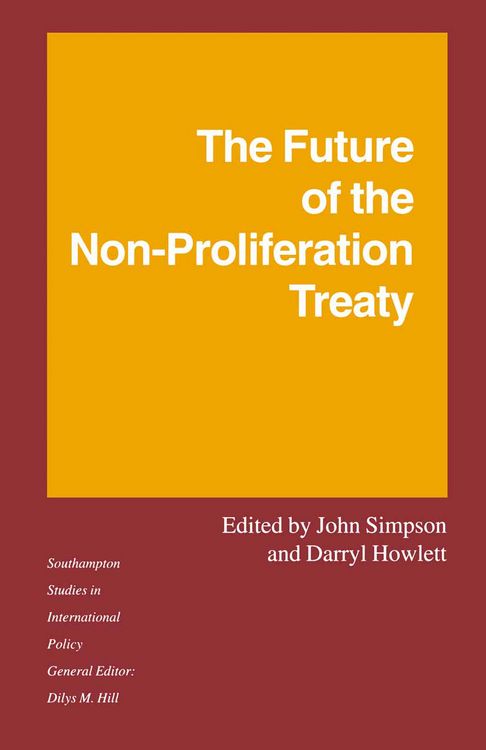 Produktbild: The Future of the Non-Proliferation Treaty