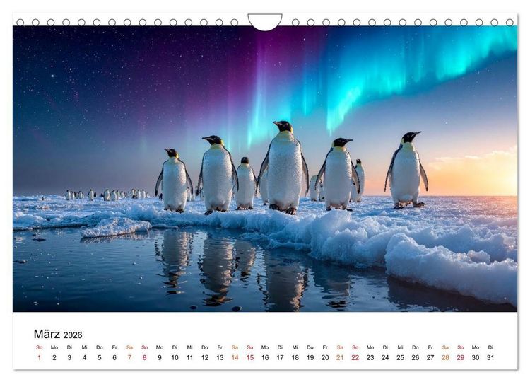 Produktbild: Aurora Borealis - Polarlicht Nordlicht (Wandkalender 2026 DIN A4 quer), CALVENDO Monatskalender