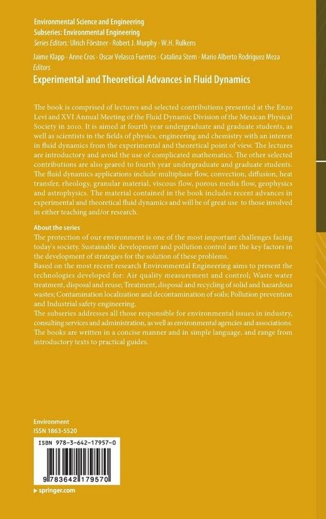 Produktbild: Experimental and Theoretical Advances in Fluid Dynamics
